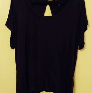 Lane Bryant open back tee
